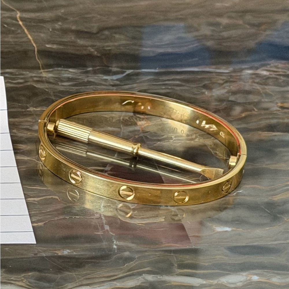 Gold Plated Love Bracelet